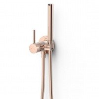 TRES Max 134123OP Гигиенический душ - комплект со смесителем (розовое золото)