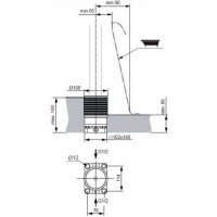 A6133NU Ideal Standard Встраиваемая часть для напольного смесителя