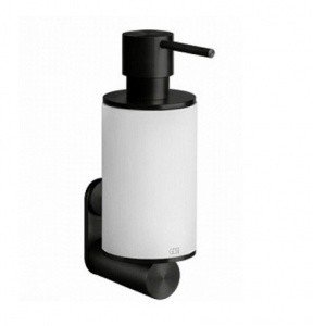 Gessi 316 ACCESSORIES 54713.299 Дозатор для жидкого мыла подвесной (белый | чёрный матовый)