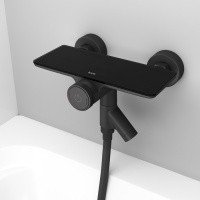 IDDIS Shelfy SHEBLBTi02WA Смеситель для ванны с инновационным управлением Push Control (чёрный матовый)