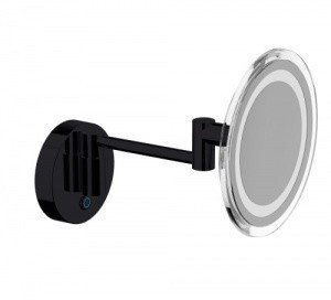 INDA My Mirror AV258ANE Косметическое зеркало с LED-подсветкой (чёрный матовый)