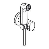 Hansgrohe  Bidette S EcoSmart+ 29232700 Гигиенический душ - комплект со смесителем (белый матовый)