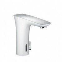 Hansgrohe PuraVida 15170400 - Бесконтактный смеситель для раковины ComfortZone 130 (белый - хром)