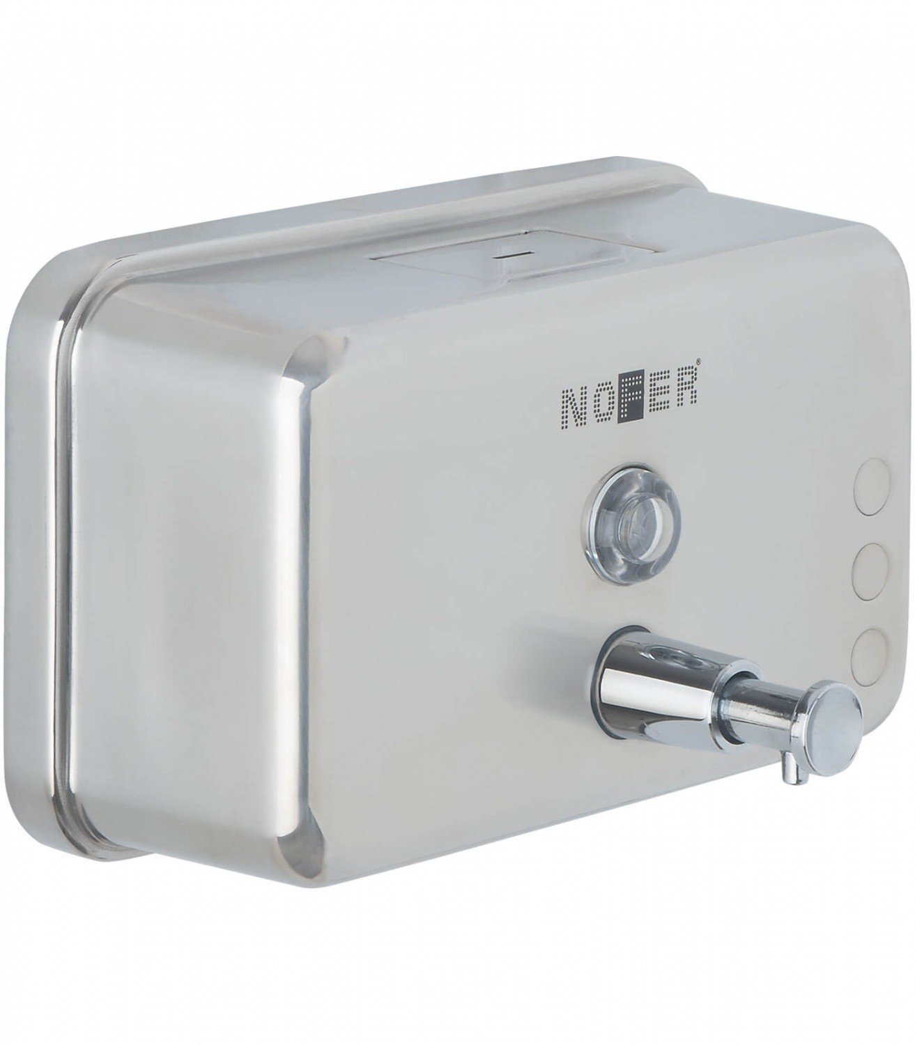 NOFER Inox 03042.S Дозатор для жидкого мыла (матовая нержавеющая сталь .