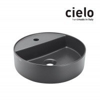 Ceramica CIELO Shui Comfort SHCOLATF CM - Раковина накладная на столешницу Ø 45 см (Cemento)