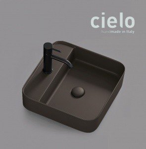 Ceramica CIELO Shui Comfort SHCOLAQF FN - Раковина для ванной комнаты 44*43 см | подвесная - накладная (Fango)