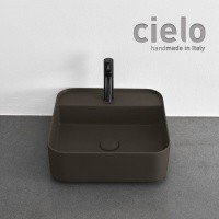 Ceramica CIELO Shui Comfort SHCOLAQF FN - Раковина для ванной комнаты 44*43 см | подвесная - накладная (Fango)