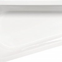 Акриловая ванна ALPEN Projekta 160 L 20111, гарантия 10 лет, асимметричная форма, объём 185 литров, цвет - euro white (европейский белый)