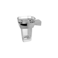 PAINI Lady 89CR041VR Стакан для зубных щеток (хром | стекло)