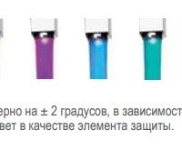 REMER Q-Color QR05D Смеситель для ванны с LED-подсветкой (хром)