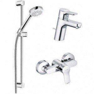 KLUDI Pure & Easy 378450565 Комплект смесителей для ванной комнаты