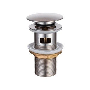 Allen Brau Priority 5.31023-BN Донный клапан | сливной гарнитур - для раковин с переливом (никель матовый)