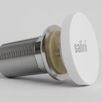 Salini 16231WM Донный клапан | сливной гарнитур для раковины - Сlick-Сlack (белый матовый)
