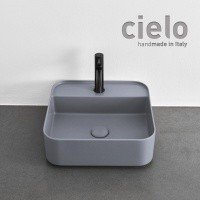 Ceramica CIELO Shui Comfort SHCOLAQF BR - Раковина для ванной комнаты 44*43 см | подвесная - накладная (Brina)