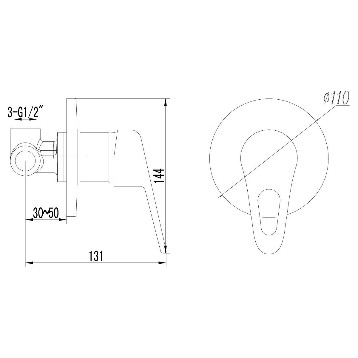 Lemark Luna LM4123C - Смеситель для душа (Хром), в интернет-магазине ...
