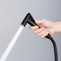 Santera GY598743 Гигиенический душ в комплекте со смесителем (черный матовый)