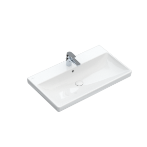 Villeroy Boch Avento 415680RW Раковина для ванной на 80 см (цвет белый камень - stone white ceramicplus)