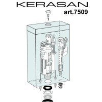 Kerasan 750990 Механизм слива для сливного бачка