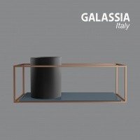 Galassia TABULAE 2078RA - Стальная консоль для раковины 111*46 см (медь)