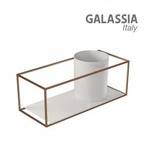 Galassia TABULAE 2078RA -  Стальная консоль для раковины 111*46 см (медь)