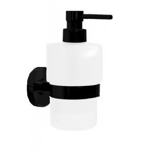 REMER Guest GS13NO Дозатор для жидкого мыла подвесной (белый | черный матовый)