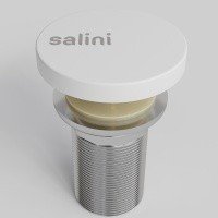 Salini 16221WG Донный клапан | сливной гарнитур для раковины - Сlick-Сlack (белый глянцевый)