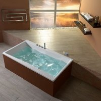 Акриловая ванна ALPEN Quest 180 78511, гарантия 10 лет, прямоугольная форма, объём 447 литров, цвет - euro white (европейский белый)