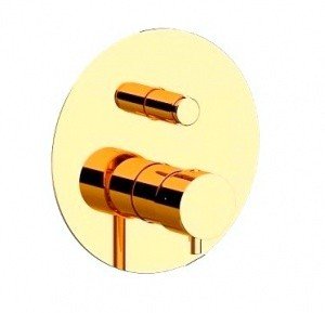 Remer Minimal NT30KBDO Термостатический смеситель для душа - внешняя часть (золото полированное)