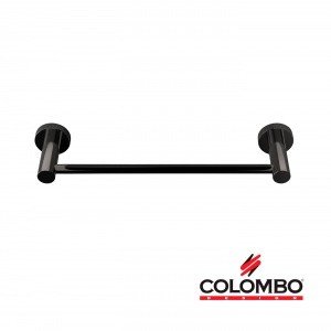 Colombo Design PLUS W4909.GL - Металлический держатель для полотенца 33,5 см (графит полированный)
