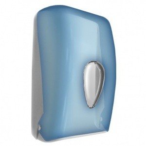 NOFER 05118.T Диспенсер для бумажных салфеток или листовой туалетной бумаги (синий)