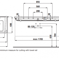 Laufen Living 8.1643.8.000.108.1 Раковина подвесная на 180 см