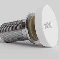 Salini 16232WM Донный клапан | сливной гарнитур для раковины - Сlick-Сlack (белый матовый)