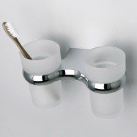 WasserKRAFT Berkel K-6828D Двойной стакан для зубных щёток (хром)