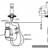 NOFER Automatics 03113.B Автоматический встраиваемый дозатор для жидкого мыла (хром)