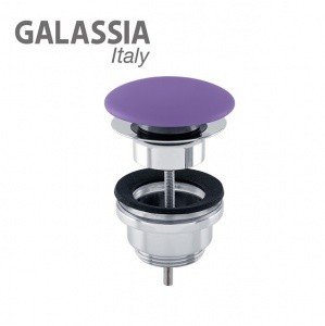 GALASSIA 9916VI - Донный клапан | сливной гарнитур Click-Clack (фиолетовый матовый)
