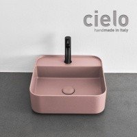 Ceramica CIELO Shui Comfort SHCOLAQF CP - Раковина для ванной комнаты 44*43 см | подвесная - накладная (Cipria)