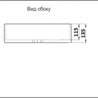CeramaLux N 9103 Раковина накладная на столешницу 48*37 см (белый)