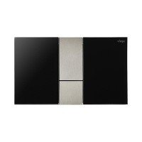 Viega Prevista "Visign for Style 24" 8614.1 арт. 773328 Накладная панель смыва для унитаза (чёрный | нержавеющая сталь)