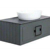 La Fenice Granite FNC-03-VS03-80 Столешница на тумбу для раковины 80*49 см (черный мрамор)