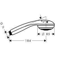 Hansgrohe Crometta 85 1jet 28585000 Ручной душ