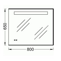 JACOB DELAFON LINE мебель для ванной EB486-J5+ EB481-00+ EB1153-NF, 80 Х 45,5 белый
