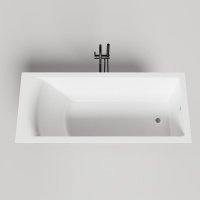 Salini Cascata KIT 104313G Встраиваемая ванна 1706*751 мм (белый глянцевый)