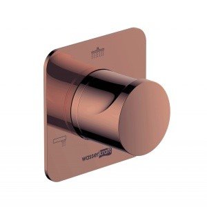 WasserKRAFT Asphe A288 Переключающий вентиль | дивертор на 3 положения (розовое золото)