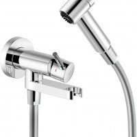 NOBILI AV00600IX Гигиенический душ - комплект со смесителем (нержавеющая сталь)
