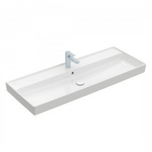 Villeroy Boch Collaro 4A33C5RW Раковина для ванной комнаты 1200x470 мм ceramicplus (белый камень)