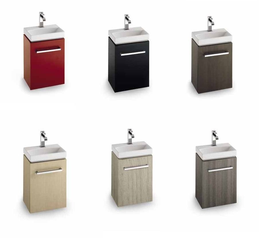Berloni Bagno Fusion FUBS01T Тумба с керамической раковиной на 35 см, в ...