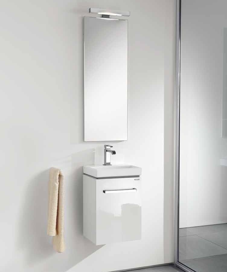 Berloni Bagno Fusion FUBS01T Тумба с керамической раковиной на 35 см, в ...