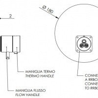 Remer Minimal NT30KBCFP Термостатический смеситель для душа - внешняя часть (чёрный шлифованный хром)