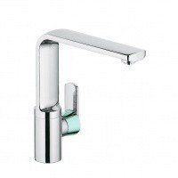 KLUDI JOOP! 55904H775 - Смеситель для кухни | для раковины (хром - хрусталь зеленый)