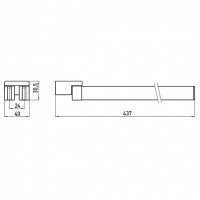 Emco Loft 0550 133 41 Держатель полотенца 410 мм